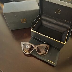 Linda Farrow Rare snakeskin Women's Sunglasses